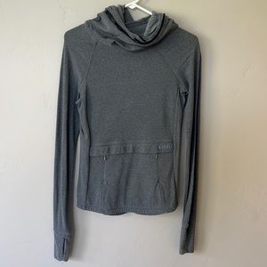 NoBull Performance Pullover Hoodie. Small. Grey